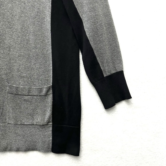 525 America L Large Varsity Cardigan Sweater Longline Colorblock Pockets - Picture 3 of 8